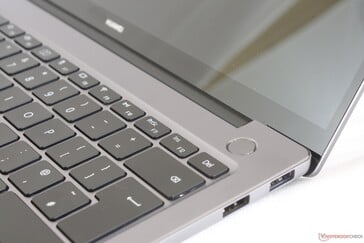Le retour du lecteur d'empreintes digitales intégré dans le bouton de démarrage du MateBook 14.