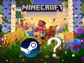 Bannière Minecraft avec logo Steam