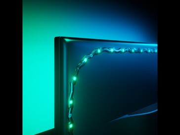 Installation de la bande lumineuse Nanoleaf PC Screen Mirror (Source d'image : Nanoleaf PR)