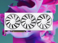 La XFX Swift Radeon RX 9070 OC bénéficie d'une horloge boostée à 2,7 GHz. (Source de l'image : XFX, Unsplash, édité)