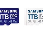 Les cartes microSD PRO Plus et EVO Plus de Samsung sont désormais disponibles dans une capacité de 1 To. (Source de l'image : Samsung)