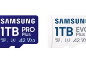 Les cartes microSD PRO Plus et EVO Plus de Samsung sont désormais disponibles dans une capacité de 1 To. (Source de l'image : Samsung)