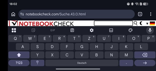 Clavier du Oppo Find X9 Ultra