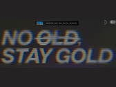 Le slogan "No Old Stay Gold" de Sega Universe illustré