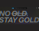 Le slogan "No Old Stay Gold" de Sega Universe illustré