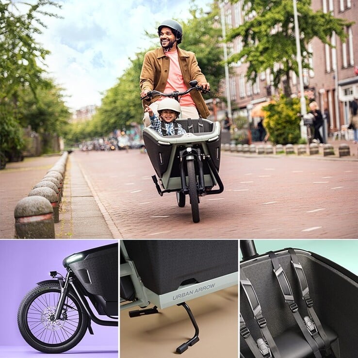 L'Urban Arrow FamilyNext Pro arbore désormais une nouvelle boîte élégante au design arrondi (Image source : Urban Arrow)