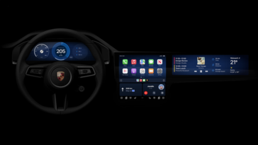 La nouvelle génération de CarPlay pour Porsche (Image : Porsche)