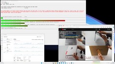 Latence maximale lors de l'ouverture de plusieurs onglets de navigateur et de la lecture de vidéos 4K