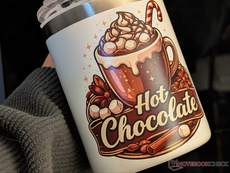 Mug imprimé avec couche brillante.