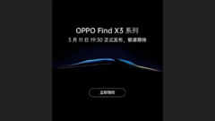 La fuite &quot;Find X3 launch&quot;. (Source : Weibo)