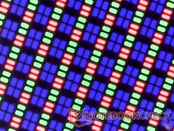Réseau de sous-pixels Sharp OLED RGB