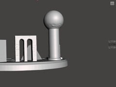 Mesure de la facette de 6 mm du Scanbench dans MeshMixer