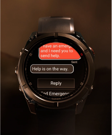 Mais il peut aussi sauver des vies en cas d'urgence. (Source de l'image : Garmin)