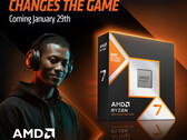 Affiche promotionnelle de l'AMD Ryzen 7 9850X3D (source d'image : AMD)