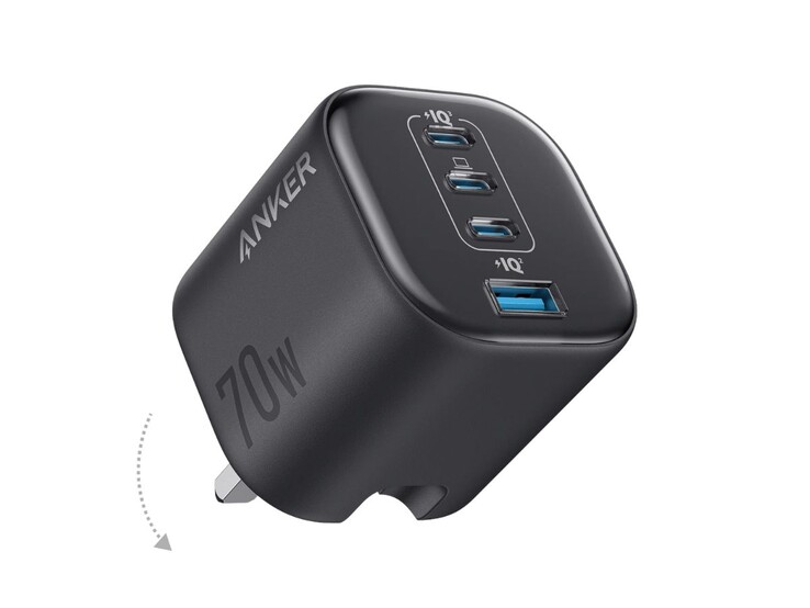 La version britannique du chargeur Anker Zolo (70 W, 4 ports)