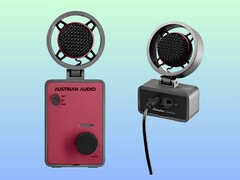 Le MiCreator Studio (à gauche) et les micros Satellite (Source d'image : Austrian Audio)