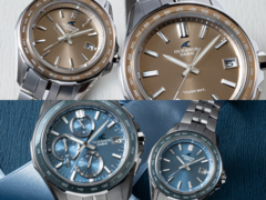 En haut, nous avons le Casio Oceanus OCW-S400A-5AJF et l'OCW-S40-5AJF, tandis qu'en bas, nous avons l'Oceanus OCW-S7000E-2AJF et l'OCW-S40-2AJF. (Source de l'image : Casio)