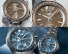 En haut, nous avons le Casio Oceanus OCW-S400A-5AJF et l'OCW-S40-5AJF, tandis qu'en bas, nous avons l'Oceanus OCW-S7000E-2AJF et l'OCW-S40-2AJF. (Source de l'image : Casio)