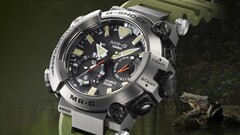 Casio dévoile la montre de plongée haut de gamme MR-G Frogman MRG-BF1000RG avec le motif de la grenouille Goliath. (Source de l'image : Casio)