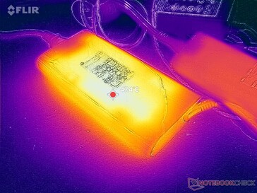 L'adaptateur CA atteint plus de 47 °C lorsque des charges exigeantes sont utilisées pendant de longues périodes