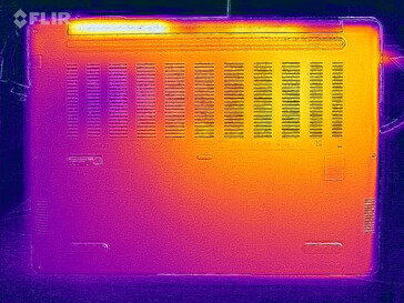 Essai de résistance aux températures de surface (face inférieure)