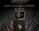 Le Realme 15 Pro Game of Thrones Limited Edition est désormais disponible à l'achat en Inde. (Source de l'image : Realme)