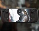 Image promotionnelle de Resident Evil Requiem sur un Steam Deck. 