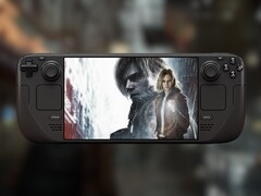 Image promotionnelle de Resident Evil Requiem sur un Steam Deck. 