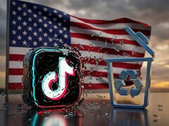 TikTok est mis à la poubelle. (Source de l'image : AI généré par Nano Banana Pro)