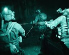 Images in-engine de Battlefield 6 montrant une mission nocturne avec des lunettes de vision nocturne. (Source de l'image : Steam)