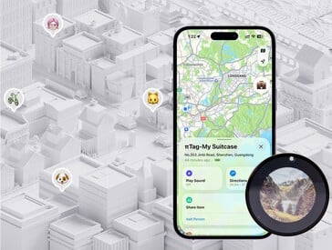 L'écran à encre électronique de cette étiquette intelligente peut afficher des images personnalisées (Image source : Pitag)