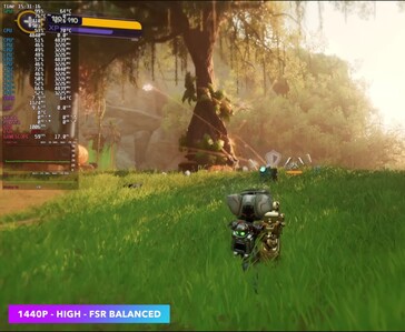 Ratchet & Clank : Rift Apart tourne en 1440p avec le mode FSR « Balanced » sur la Steam Machine