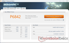 3DMark 11 (mode Refroidissement intelligent)