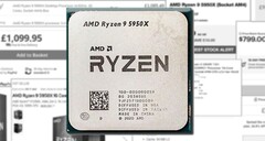 L&#039;AMD Ryzen 9 5950X a fait l&#039;objet de prix impitoyables de la part de certains détaillants. (Source de l&#039;image : AMD/vieux - édité)