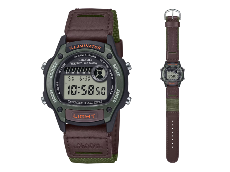 La montre Casio Standard W220HF-3AV. (Source de l'image : Casio)