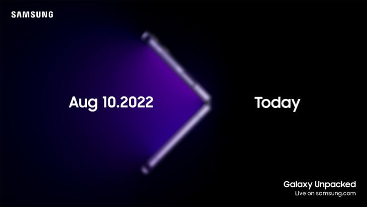 Le premier teaser Unpacked d'août 2022 de Samsung ? (Source : @evleaks via Twitter)