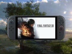 Final Fantasy 16 présenté sur une Switch 2 (Source de l'image : Square Enix, Nintendo of America avec modifications)