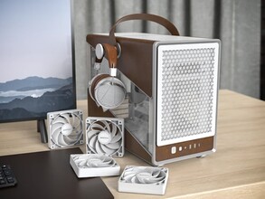 Boîtier Montech Heritage Pro avec ventilateurs (Image Source : Montech)