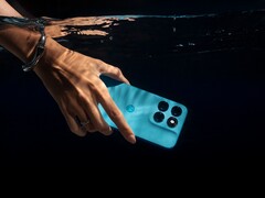 Le Moto G87 présente des indices de résistance à la poussière et à l'eau IP66, IP68 et IP69.