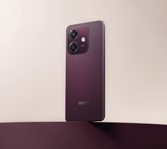 Oppo A3X 4G en coloris Nebula Red (Image source : Oppo)