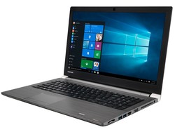 En test : le Toshiba Tecra A50-E-110. Modèle de test aimablement fourni par Toshiba Allemagne.