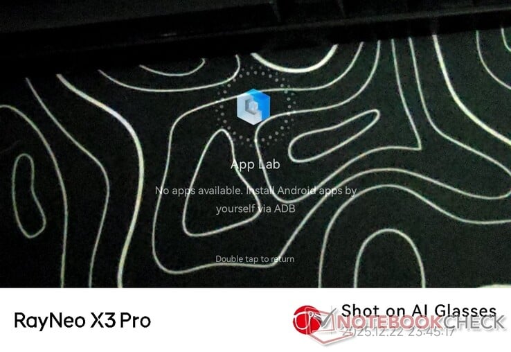 Espace d'applications tierces sur les lunettes