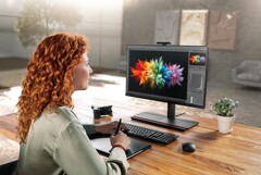 Le Lenovo ThinkCentre M90a Pro Gen 4 se veut un AIO polyvalent pour les entreprises. (Source de l&#039;image : Lenovo)