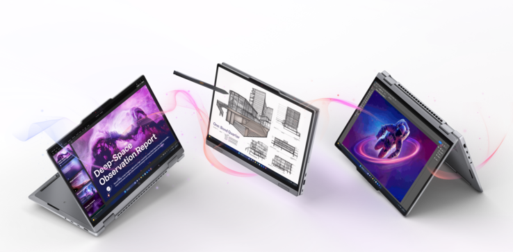 Lenovo ThinkPad X1 2-en-1 Gen 11 Aura Edition : Modes convertibles (source d'image : Lenovo)