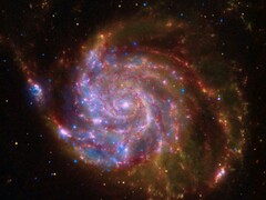 Image montrant une galaxie spirale.