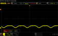 Scintillement PWM (20 % de luminosité)