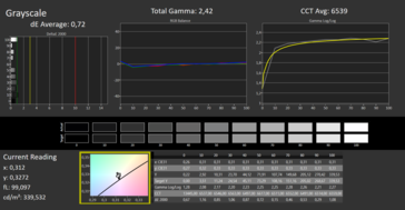 CalMAN niveaux de gris calibrés