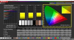 CalMAN ColorChecker calibré