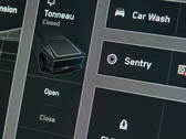 Les commandes du mode de hauteur de la suspension du Cybertruck (image : YYDS/X)