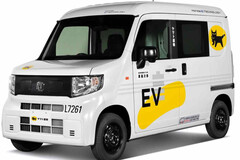 Honda va collaborer avec la société japonaise Yamato Transport pour tester des camionnettes de livraison électriques dotées de batteries interchangeables. (Source de l&#039;image : Honda via Nikkei Asia)